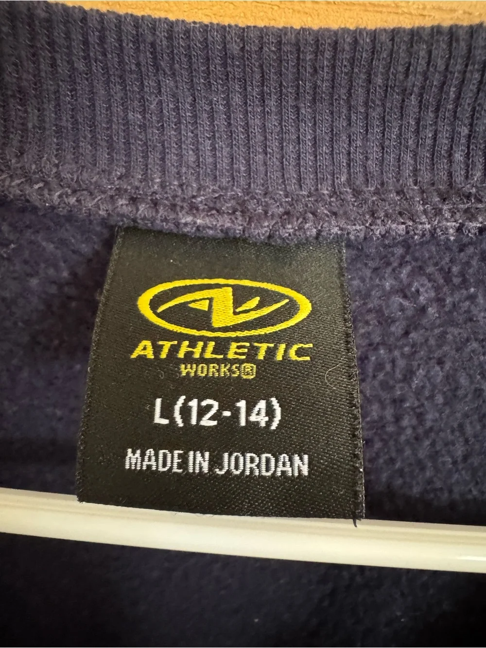 Athletic Works Navy Crewneck Sweatshirt